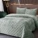 Set: cover 240x260 cm, pillowcase 50x70 cm - 2 pcs, emerald color