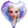 Airy ball "Elsa", 18 inches, foil, cold heart