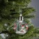 Christmas ball "Snowman", batteries, 1 LED, glow warm white