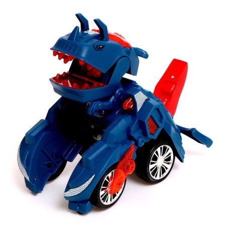 Dio-Wonk robot, light and sound effects, transforms, mixtures-9