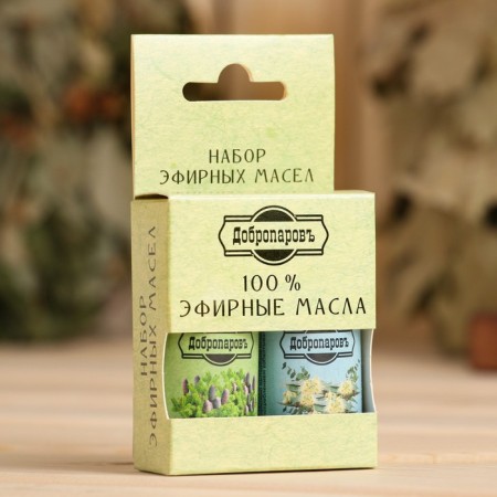 Набор эфирных масел пихта, эвкалипт, "Добропаровъ", 2 шт по 17 мл-6