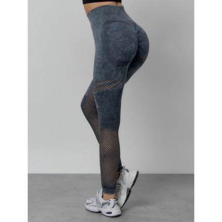 Femic fitness legins, size 46, dark gray color-5
