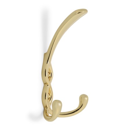 Furniture hook Cappio pigtail, three -rod, color gold