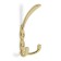 Furniture hook Cappio pigtail, three -rod, color gold