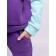 Set: Hoods and Pants "College", height 122 cm, purple color