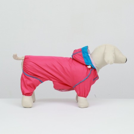 Dog ovens, demi -season with a bag, size 2hl (DS 41, OG 53, Osh 36 cm), pink-3