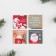 New Year. Magnetic bookmarks in the postcard "Mail Santa Claus", 4 pcs
