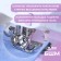 Feet for sewing machines, for thin fabrics and knitwear