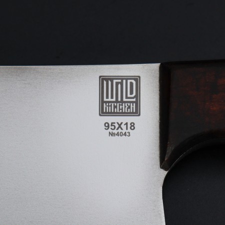 Knife - Middle Wild Kitchen, steel 95 × 18, blade 17 cm-4