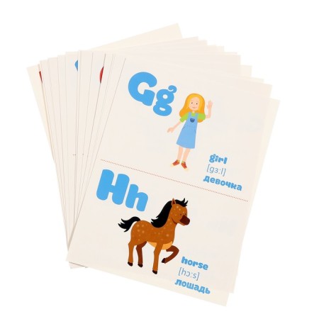 Training cards "English alphabet"-3