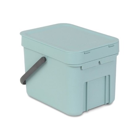 Garbage bucket Brabantia Sort & Go, built -in, mint color, 6 liters-4