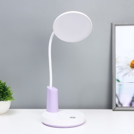 Highway lamp "Gard" LED, from USB/AKB 7 W, 3000-6000 sensor to white-violet 13x12x37 cm Risalux