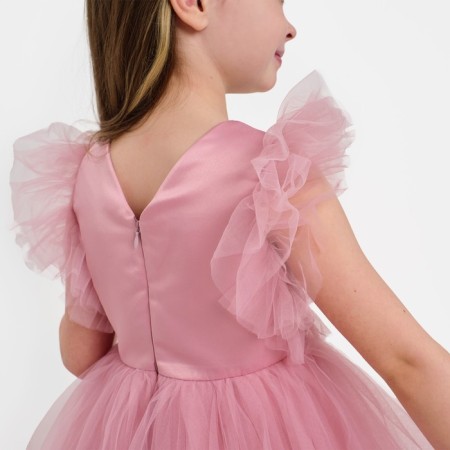 Children's dress with wings Kaftan p. 32 (110-116 cm), pink-10