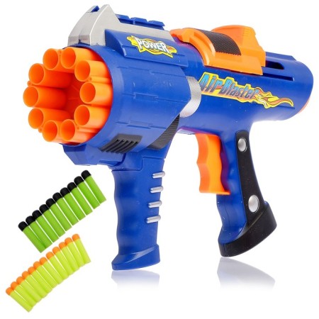 Blaster "Crusher", shoots with soft bullets, MIX color-3