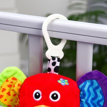 Soft “Bibo elephant”, rattle, rubberle, on a crib, stroller, crumb me-7