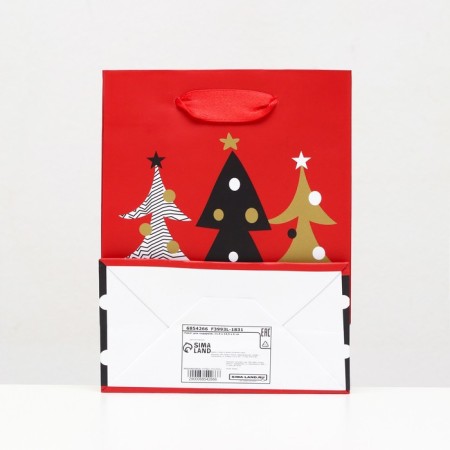 Laminated "Christmas tree" 11.5 x 14.5 x 6 cm-3