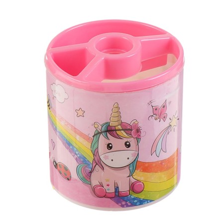 Tables of a desktop children's "unicorn" (stand+2 pencil+ruler+sharpener+eraser+notebook 8 sheets)-2