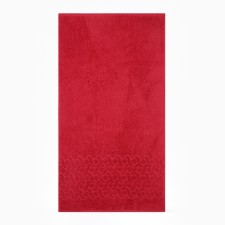 Набор махровых полотенец Spelt красный 50х90см + 70х130см, махра 330г/м хл100%