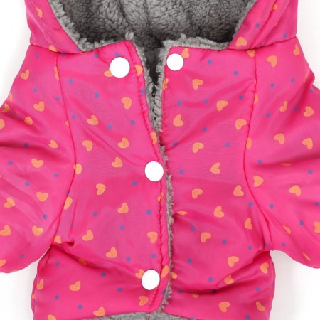 Kombinson "Tender Way" on the fur lining, size L (DS 35, Osh 35, OG 45 cm), pink-11