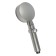 Shower watering can Zein Z3541, D = 90 mm, 5 modes, button "Stop", removable top, graphite