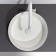 Comforty 78728MW pad, round, white, matte color