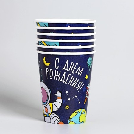 Set of paper utensils "Cosmos"-4