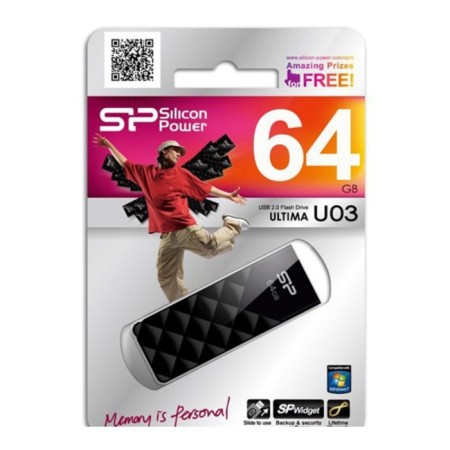 Silicon Power 64GB Ultima U03 SP064GBUF2U03V1K USB2.0 Black-4