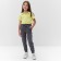 Pants for girls, gray color, height 122 cm