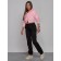 Sports female trousers, size 50, black color