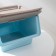 Plastic container for storage with a lid-regiment, 17 × 11 × 11 cm, color mix