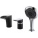 Bath mixer D&K berlin technische DA1434215, single -leaf, built -in, chrome/black 56649