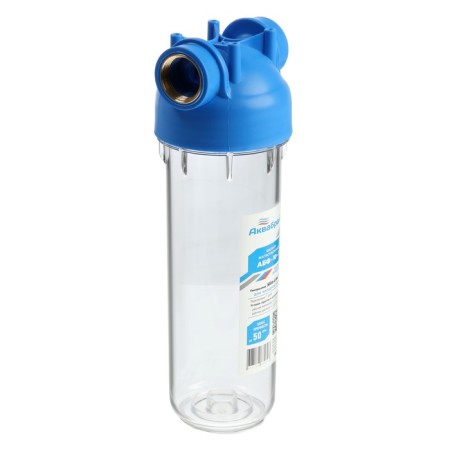 The Aquarite filter case is ABF-10-1, 1, for cold water, a key and fasteners, a transparent-1