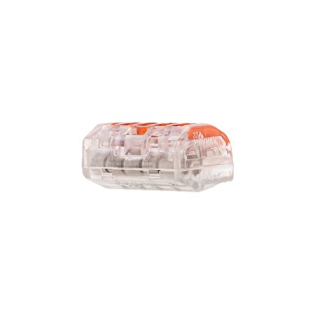 Universal terminal of QMS 222-415, 5-wire transparent 0.08-2.5/4 mm² (blister 10 pcs/unit) rexant-3