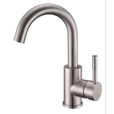 Mixer for the sink RMS SUS124-001F-1, single-leaf, ceramic cartridge d = 35 mm, satin