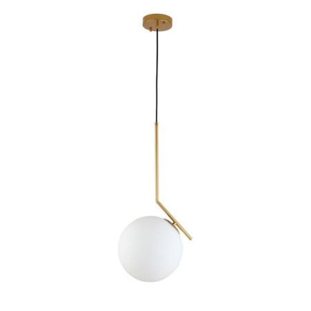 Suspension lamp ST LUCE. SL1148.303.01. CODDA. 1x60 W, E27, 30x30 cm, brass color