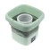 Portable mini-stying machine LWM-04 with a bucket of 6 l, folding, green