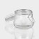 Glass jar for spices with the Bugel Castle "Optima", 100 ml, 9 × 7.2 × 7.5 cm