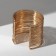 Bracelet "Cuff" threads, color gold
