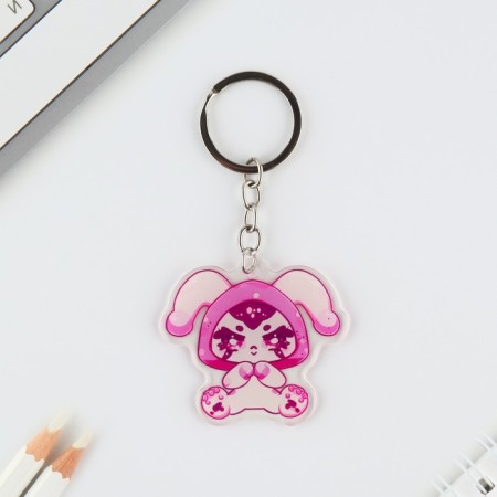Key keychain 2 pcs "cuties"-6