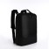 A backpack-samka with a zipper, 2 external pockets, black color