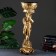 Figure pot "Angel with roses", bronze, 1.8 l/ 24x24x70cm