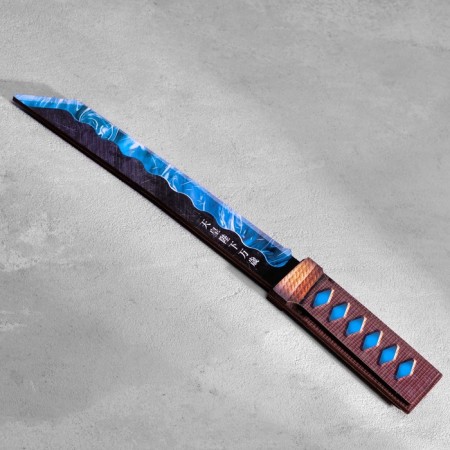 The souvenir is wooden "Tanto knife", in a scabbard, blue-2