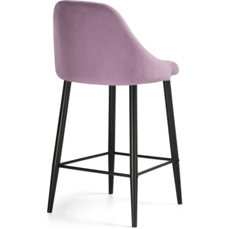 Harmar jama metal/velor, black/pink 46x53x90 cm-3