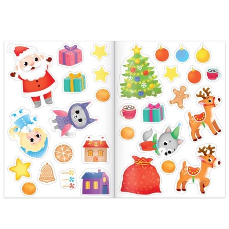 A book with reusable stickers "Hello, New Year!", 12 p.-3