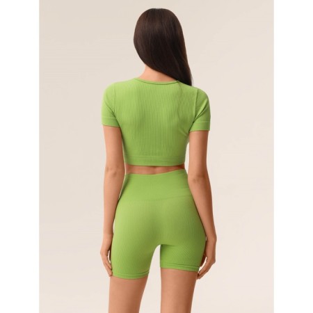 Women's shorts in Mirey Short Rubchik, size 46-48, light green color-2