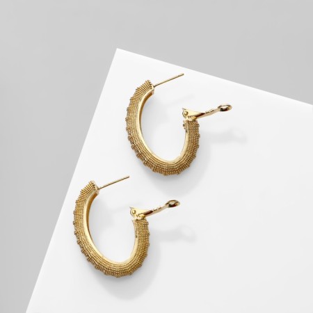 Earrings Metal "Bohemia" sunrise mini, color gold-3
