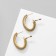 Earrings Metal "Bohemia" sunrise mini, color gold