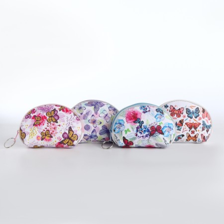 Children's wallet with a zipper, color mix