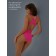 Sports swimsuit ONLYTOP, size S (44), Fuchsia color
