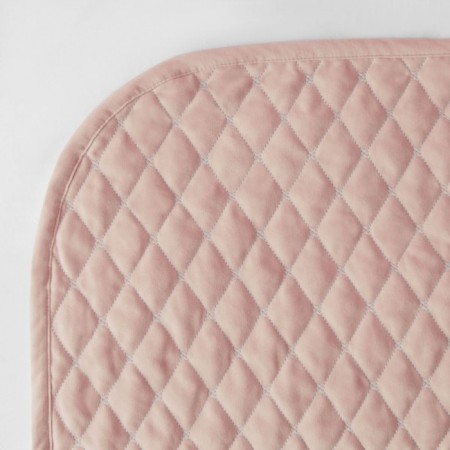 Bedspread with pillowcases "Tina", size 230x250 cm, light pink color-3